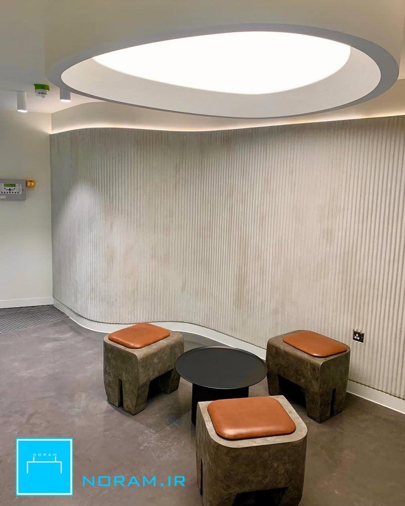 سقف کشسان نورام در پروژه اداری